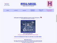 Tablet Screenshot of crystalcarousel.com